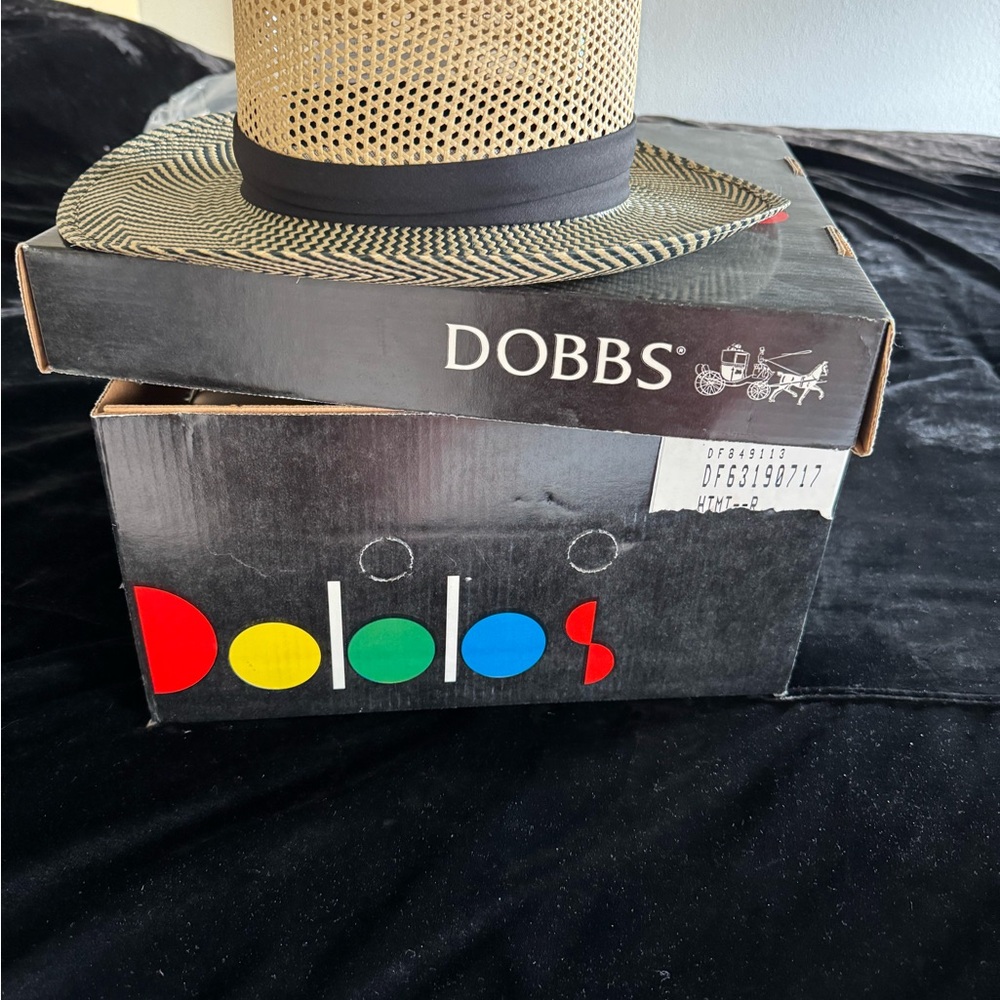 Dobbs Black and Tan Hat
